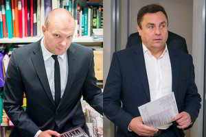 Kristupas Krivickas įbaugino slapta automobilyje nufilmuotą Petrą Gražulį