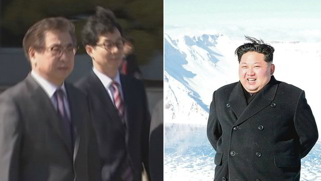 Įvyko istorinis Pietų Korėjos delegacijos susitikimas su Šiaurės Korėjos lyderiu