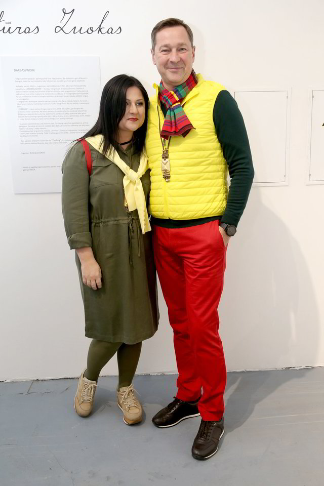 A.Zuokas su žmona Agne.<br>R.Danisevičiaus nuotr.