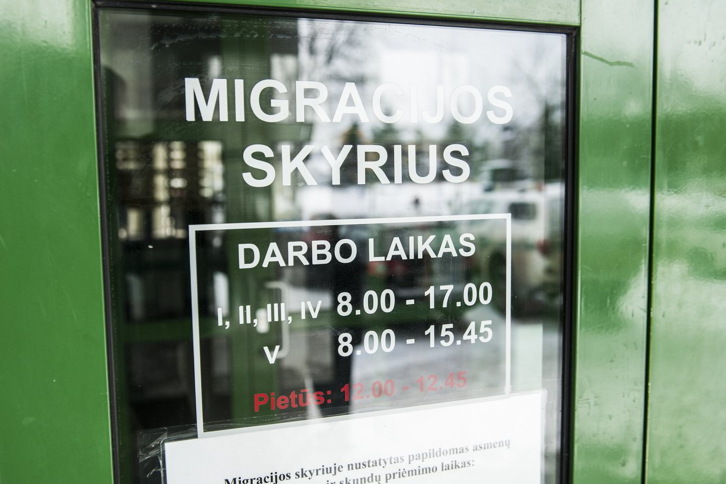 Migracijos sistemos darbuotojai sulaukė kaltinimų.
