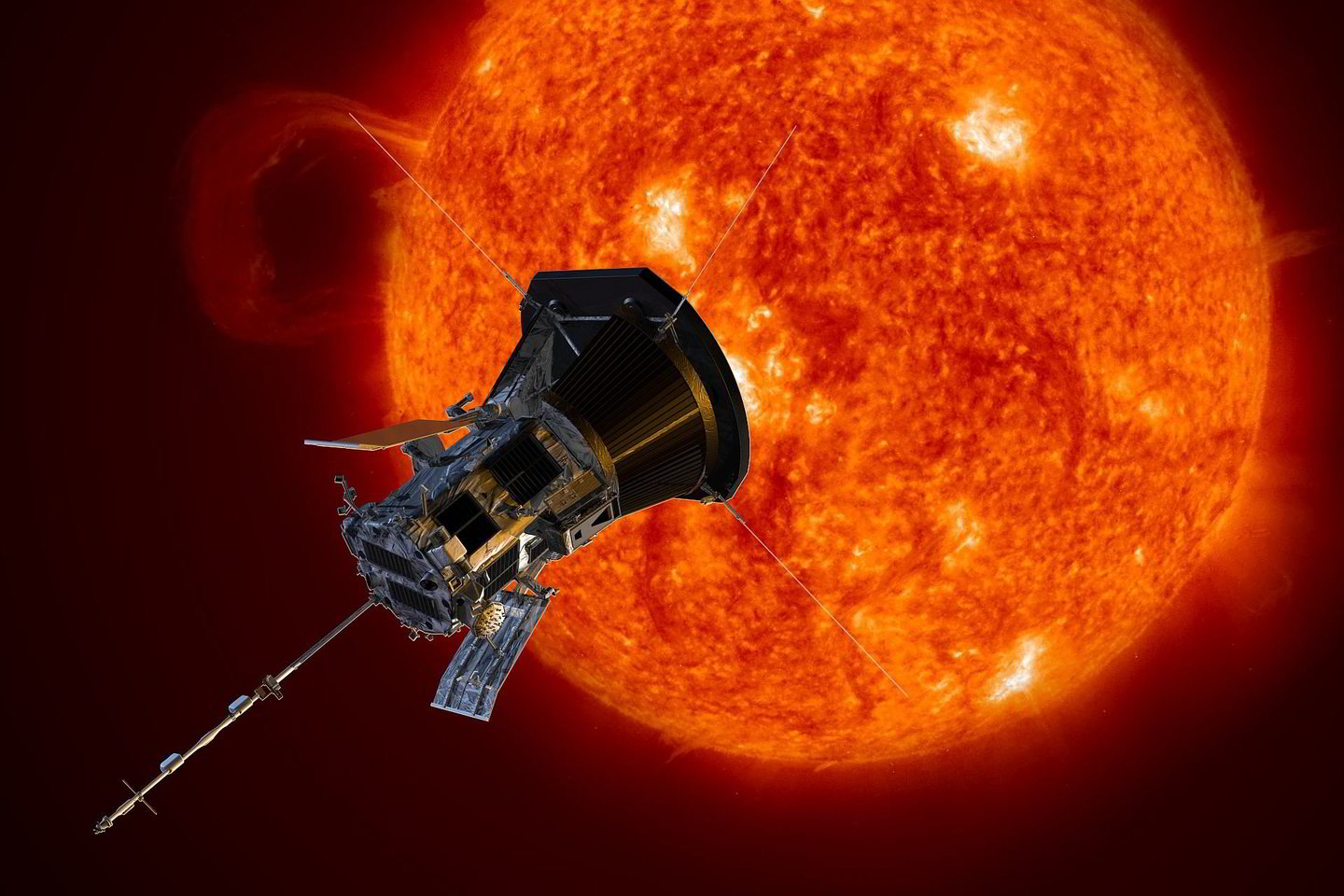 Pusantro milijardo vertės misija bus pirmoji, kuri „palies“ Saulę – zondas įskries į Saulės atmosferą. Tai bus skrydis, kuris priartės prie mūsų žvaigždės septynis kartus arčiau, nei tai buvo padaryta iki šiol.<br> NASA iliustr.
