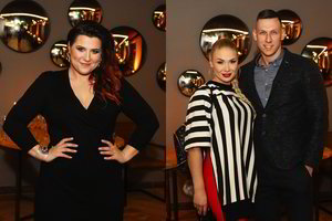 Restorano atidaryme ypatingą žavesį skleidė N. Bunkė ir E. Vitulskienė