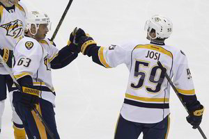 „Predators“ NHL lygoje iškovojo dešimtąją pergalę iš eilės