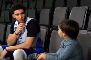 Smagūs vaiko klausimai LiAngelo Ballui: „Čia kamuolys ir tu kamuolys?“