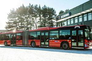 Vilniuje pasirodė daugybė naujų „Scania“ autobusų