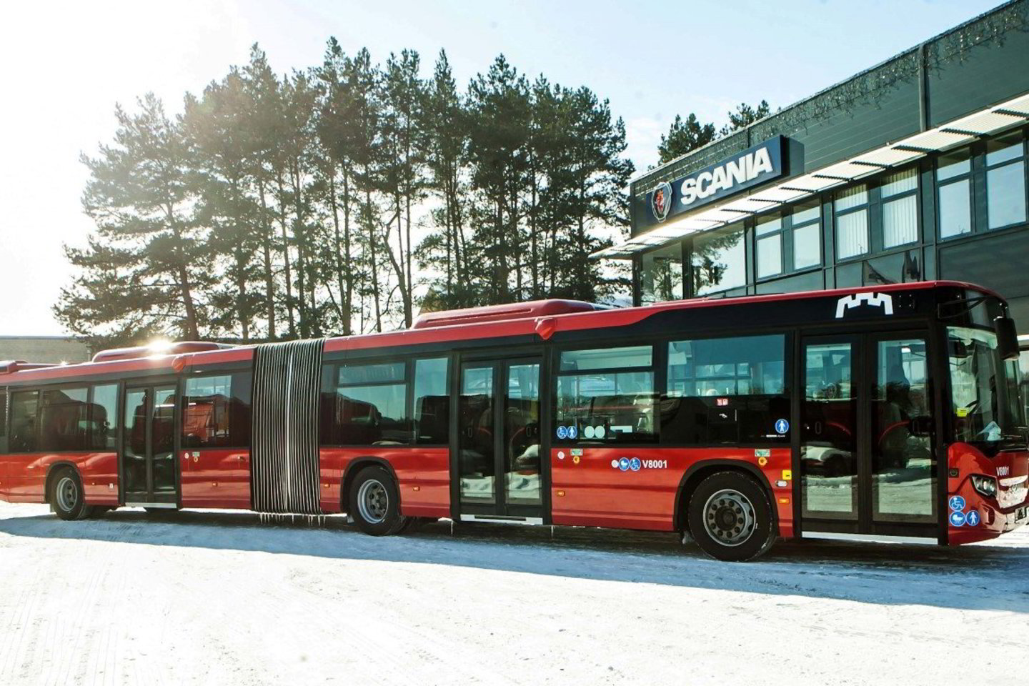  Vilniuje pasirodė nauji autobusai.<br> Organizatorių nuotr.