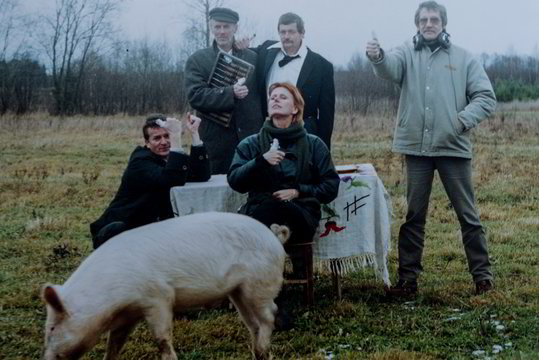 Jubiliejaus proga režisierei Janinai Lapinskaitei studentai pakišo kiaulę