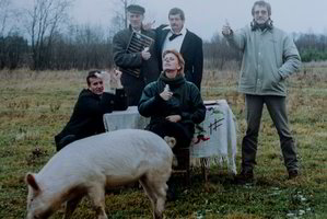 Jubiliejaus proga režisierei Janinai Lapinskaitei studentai pakišo kiaulę