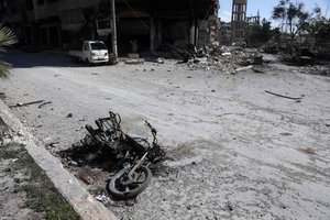 Sirijos vyriausybės pajėgos atkirto didžiausią Rytų Gutos miestą