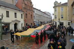 Kaunas linksmai švenčia Nepriklausomybės dieną: neregėta trispalvė ir daug muzikos