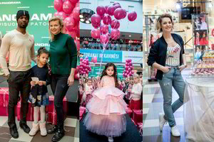 Garsios šeimos dalyvavo pasakiškame lėlės Barbės gimtadienyje