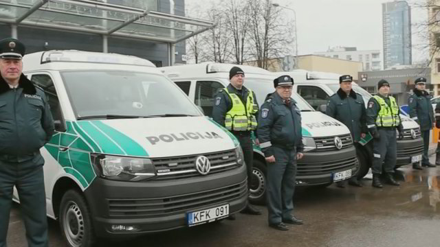 Vilniaus policijos tarnybinio transporto parkas pasipildė naujais automobiliais