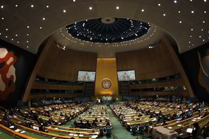 JAV pateikė naują JT rezoliucijos projektą dėl paliaubų Sirijoje