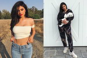 Nėštumo metu spurgas kirtusi Kylie Jenner priaugo nemažai svorio
