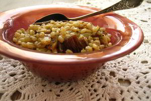 Perlinių kruopų ir grybų troškinys – iškart įtraukėme į savo virtuvės topus