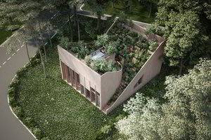 Miestą į kaimą iškeitusiai  porai daržą architektai įrengė itin originaliai 