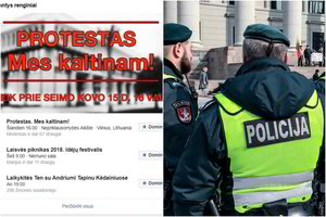 Policija ruošiasi protestui prie Seimo – tikisi didžiulės minios