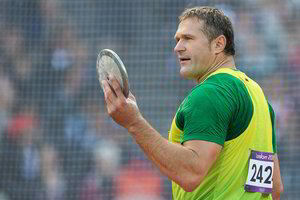 Virgilijaus Aleknos sūnūs nutarė: mėtys diską kaip ir tėvas