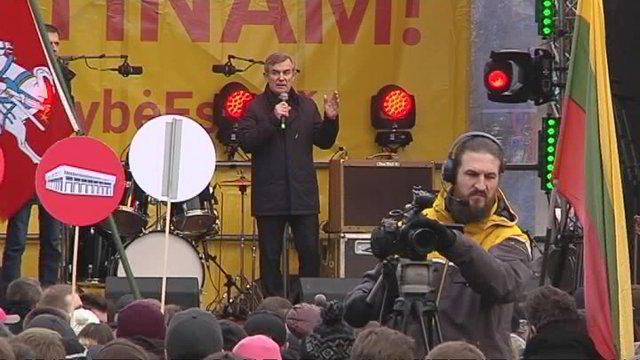 Proteste ant scenos užlipęs Viktoras Pranckietis buvo nušvilptas