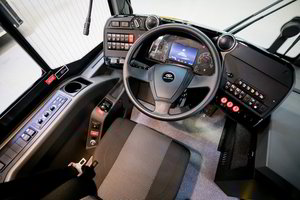 Parodė autobusus, kurie važinės Vilniuje – tokios įrangos viešajame transporte dar nebuvo