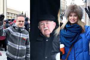 Andriaus Tapino mitinge – ir Lietuvos garsenybių palaikymas