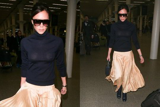 Perregima Victorios Beckham palaidinė parodė daugiau, nei reikėjo