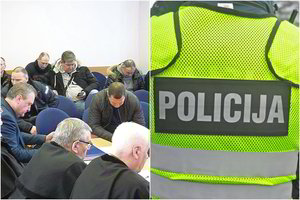 Į gaują susibūrę policininkai apgaudinėdavo net vienas kitą