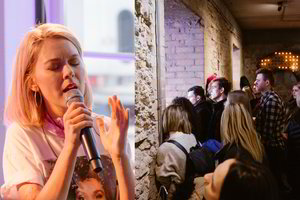 Monikos Linkytės koncerto gerbėjai klausėsi per pravirus langus