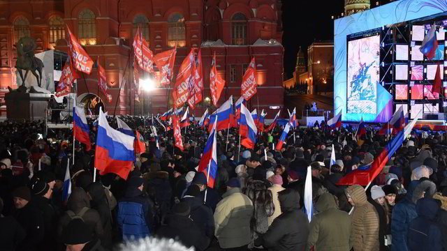 Švęsdama Vladimiro Putino pergalę Maskva siautė visą naktį