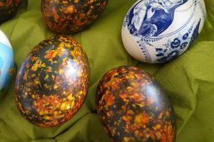  Marmuriniai kiaušiniai. Kai atradau šį būdą, marginu tiktai taip