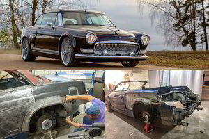 Rusų turtuoliui šiauliečiai sukūrė neįtikėtiną „Volgos“ ir BMW hibridą: pirmas žvilgsnis apgauna