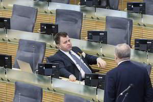 Saulius Skvernelis nepatenkintas: „141 Seimo narį salėje mačiau tik per pirmą posėdį“