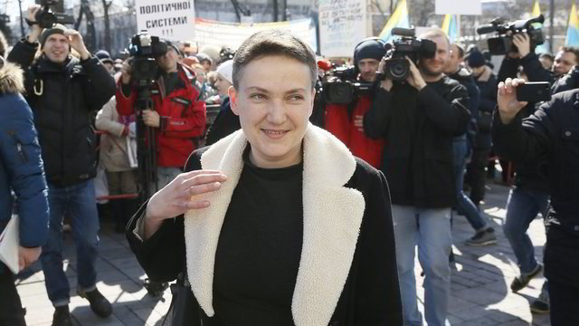 Ukrainoje suimta Donbaso konflikto simboliu tapusi Nadija Savčenko
