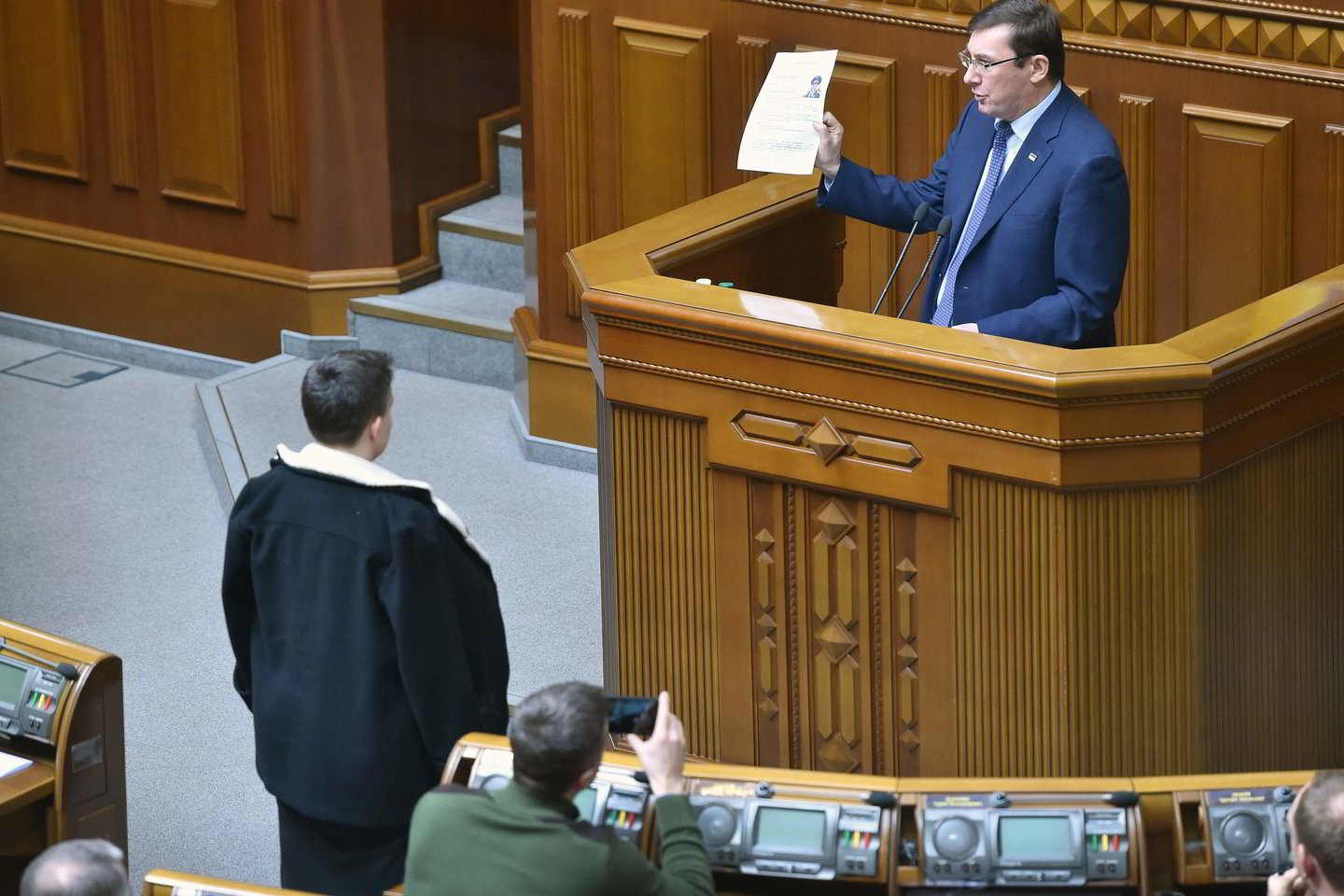 N.Savčenko buvo suimta parlamento rūmuose.<br>AFP/Scanpix nuotr.