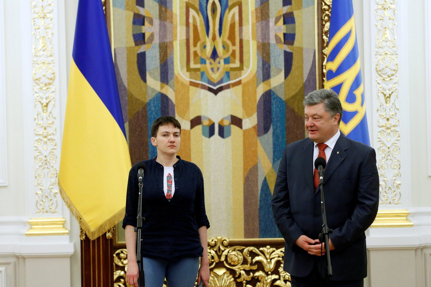 N.Savčenko teigė, kad yra pasirengusi tapti šalies prezidente, jei to norės jos tautiečiai.<br>„Reuters“/“Scanpix“ nuotr.