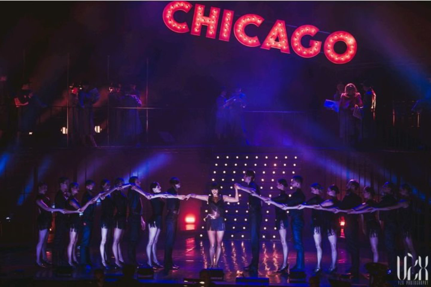 Scena iš miuziklo „Čikaga“.<br>E.Sabaliauskaitės nuotr.