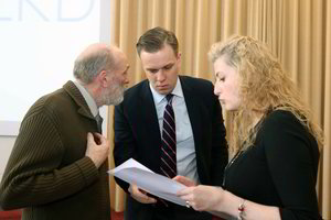  Gabrielius Landsbergis partijos posėdyje prakalbo apie naujas pareigas seneliui