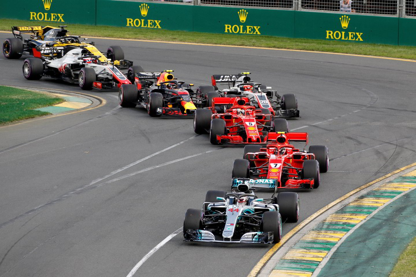 Australijos „Grand Prix“ lenktynių akimirkos.<br>Reuters/Scanpix nuotr.