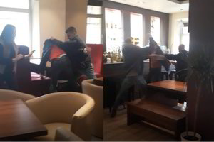 Ramūno Vyšniausko kavinėje klientai surengė šou – išsigąsti tikrai buvo ko 