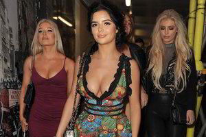 Seksualusis modelis Demi Rose vos suvaldė akį rėžiančią suknelę