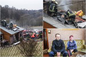 Per gaisrą žuvusių vaikų mama verkdama davė parodymus tragedijos vietoje