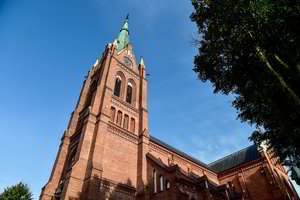 Palangoje atidarytas bažnyčios apžvalgos bokštas su apžvalgos aikštele 