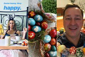 Žinomi žmonės dalijasi margučių kadrais: Selo sveikinimas ir Velykos svetur