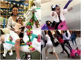 Blac Chynai trūko kantrybė: vaiko vežimėlį sviedė į įsiutinusią praeivę