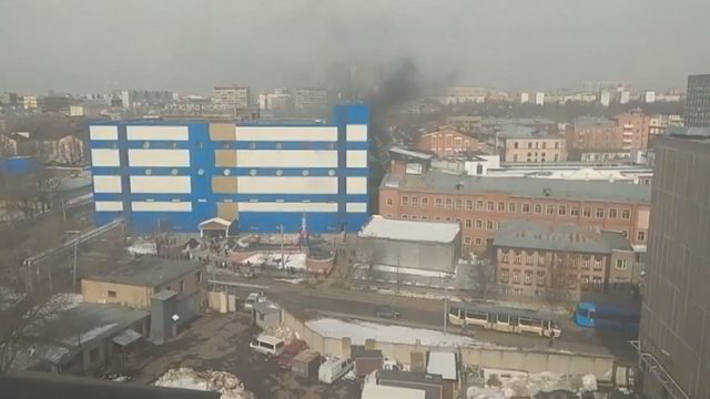 Maskvoje degė prekybos centras: vaizdai iš įvykio vietos