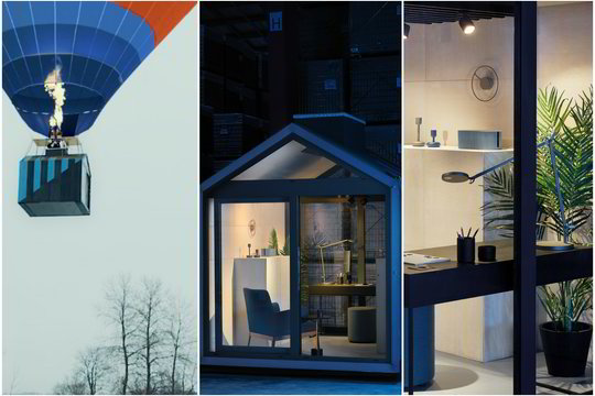 Skraidančio namo interjerą kūrė žinomas Vilniaus duetas  