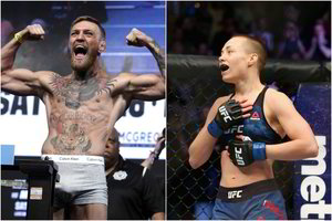 Nuo MMA žvaigždės C. McGregoro Niujorke nukentėjo ir lietuvių kilmės kovotoja R. Namajunas