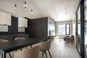 125 kv. metrų kaimynų namas – su pikantiška detale kieme