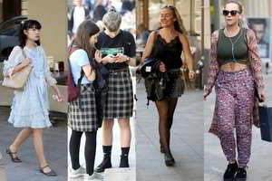 Gatvės stilius pražydo: vilnietės jau ryžtasi apnuoginti kojas ir pečius