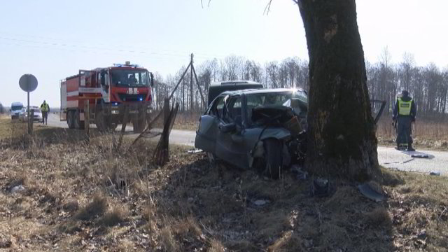 Klaipėdos rajone automobiliui įsirėžus į medį žuvo vairuotojas